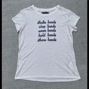 Abercrombie Cream Tee Shirt